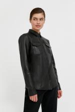 Рубашка женская Finn Flare B21-11818 черная XS