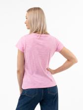 Женская футболка «Великоросс» ярко-розового цвета – фото 1