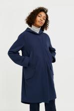 Пальто женское Finn Flare B21-32014 синее XS