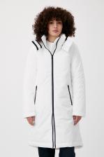 Пальто женское Finn Flare FAB110216 белое XL