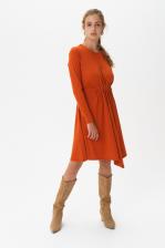 Платье женское Y.A.S 26015029 оранжевое 48 RU