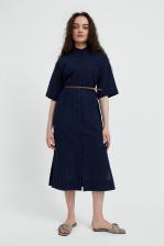 Платье женское Finn Flare S21-11028 синее XL