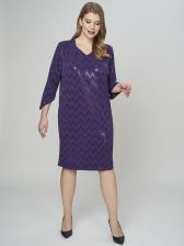 Платье женское OLSI 1905015 фиолетовое 62 RU