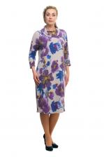 Платье женское OLSI 1705024V фиолетовое 62 RU