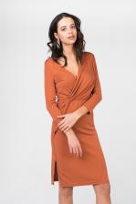 Платье женское Noisy may 27007673 оранжевое 40