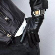Кожаные перчатки Xiaomi Mi Qimian Touch Gloves Woman размер L (STW704A) – фото 4