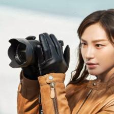 Кожаные перчатки Xiaomi Mi Qimian Touch Gloves Woman размер S (STW704A) – фото 2