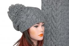 Комплект женский Tranini 5026 ART-1501B-1578 шапка+шарф