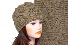 Комплект женский Tranini 5002 ART-1574-1575 шапка+шарф