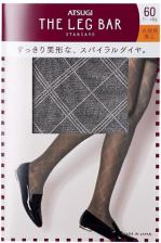 ATSUGI The Leg BAR Standard Женские колготки с узором 60 DEN, цвет черный, размер M-L ATSUGI The Leg BAR Standard Женские колготки с узором 60 DEN, цвет черный, размер M-L