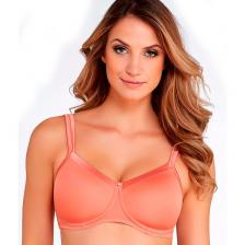 Бюстгальтер без косточек AMOENA для фиксации экзопротезов Lara Satin SB арт.41589 терракотовый Бюстгальтер без косточек AMOENA для фиксации экзопротезов Lara Satin SB арт.41589 терракотовый
