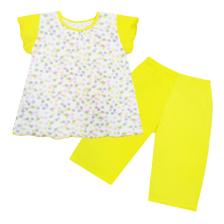 Пижама Каждый день цв. бело-желтый р. 30 рост 110