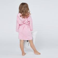 Халат махровый для девочки, рост 110-116 см, цвет розовый К07 – фото 4