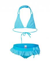 Раздельный купальник для девочек Aliera K62, голубой