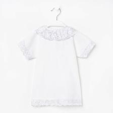 Рубашка крестильная для девочки, цвет белый, рост 74-80 см – фото 2