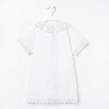 Рубашка крестильная для девочки, цвет белый, рост 86-92 см – фото 2
