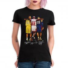 Футболка женская Dream Shirts Легенды баскетбола 10013691 черная XL