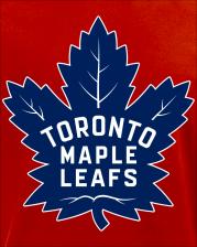 Aksisur Футболка с принтом НХЛ Торонто Мейпл Лифс (NHL Toronto Maple Leafs) красная 003 – фото 1