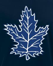 Aksisur Футболка с принтом НХЛ Торонто Мейпл Лифс (NHL Toronto Maple Leafs) темно-синяя 004 – фото 1