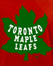 Aksisur Футболка с принтом НХЛ Торонто Мейпл Лифс (NHL Toronto Maple Leafs) красная 006 – фото 1