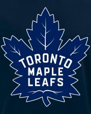 Aksisur Футболка с принтом НХЛ Торонто Мейпл Лифс (NHL Toronto Maple Leafs) темно-синяя 003 – фото 1
