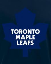 Aksisur Футболка с принтом НХЛ Торонто Мейпл Лифс (NHL Toronto Maple Leafs) темно-синяя 002 – фото 1