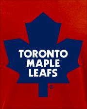 Aksisur Футболка с принтом НХЛ Торонто Мейпл Лифс (NHL Toronto Maple Leafs) красная 002 – фото 1