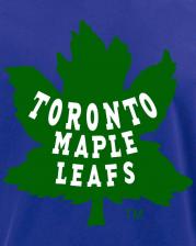 Aksisur Футболка с принтом НХЛ Торонто Мейпл Лифс (NHL Toronto Maple Leafs) синяя 006 – фото 1