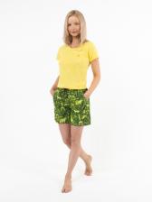 Женские пляжные шорты «Зеленый лес»