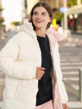 Пуховик двусторонний женский Demix, Бежевый