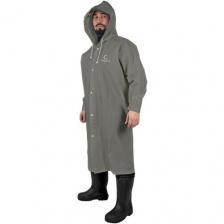 Дождевик СЛЕДОПЫТ с козырьком на капюшоне и чехлом, 48-50, серый