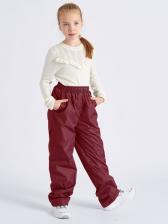 Подростковые утепленные осенние брюки для девочек KATRAN Young (дюспо, бордовый) – фото 2
