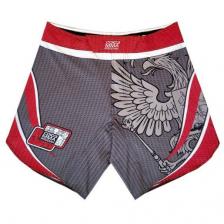 Боевые шорты MMA Uniform Союз ММА России (красного цвета) (2XL) – фото 3