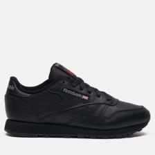 Кроссовки мужские Reebok Classic Leather черные 9.5 US