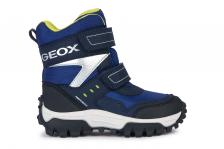 Полусапожки Geox J Himalaya Boy B Abx для мальчиков р.34, J36FRC0FUCEC0749, сине-зелёный