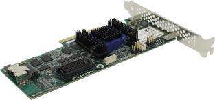 Контроллер Adaptec ASR-6405 (PCI-E v2 x8, LP) SGL SAS 6G, Raid 0,1,10,5,6,50, 4port(intSFF8087), 512Mb onboard (2270000-R)