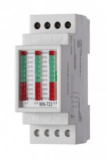 Указатель напряжения (измерения и отображения на светодиодной шкале величины напряжения в трехфазной сети переменного тока) WN-723