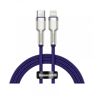 Кабель Xiaomi Baseus Cafule Series Metal Data Cable Type-C to iP PD20W Fast Charge 1m Purple (CATLJK-A05)