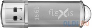 Флешка 16Gb Flexis RB-108 USB 2.0 серый