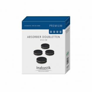 InAkustik Premium Doublette, 4 pcs, black #008509