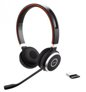 Гарнитура беспроводная Jabra Evolve 65 SE UC Stereo, Link 380a Bluetooth,USB-A 2x накладные 6599-839-409