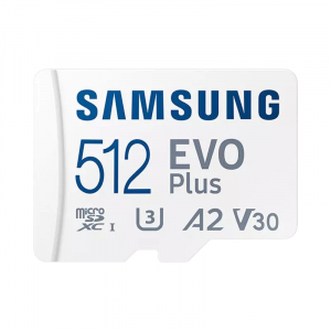 Карта памяти Samsung EVO Plus microSDXC 512Gb UHS-I U3