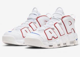 Кроссовки Nike Air More Uptempo 96 White/University Red/Sail DX2662-100 US 10.5/ СМ 28.5/ EUR 44.5