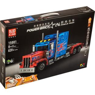 Конструктор Mould King на ру Грузовик Peterbilt Optimus Prime 839 деталей 15001