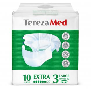 TerezaMed Extra / ТерезаМед Экстра - подгузники для взрослых, L, 10 шт.