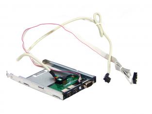 Панель Supermicro Black 2x USB2.0/COM port tray in slim FDD bay (CSE-PT40L-B0)