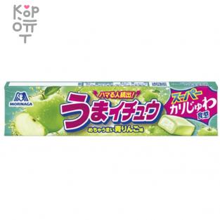 Morinaga Tablet Candy - Конфеты жевательные Hi-Chew со вкусом зеленого яблока 12шт., 55,2гр.