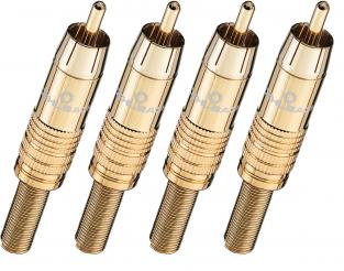 Oehlbach Performance Cinch Plug CJG 51 5.5m2, gold-4 ps, D1C4101