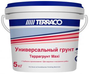 ТЕРРАКО Террагрунт Макси грунтовка универсальная (5кг) / TERRACO Террагрунт Maxi универсальный грунт глубокого проникновения (5кг)