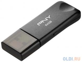 Флешка 64Gb PNY Attache Classic USB 2.0 черный